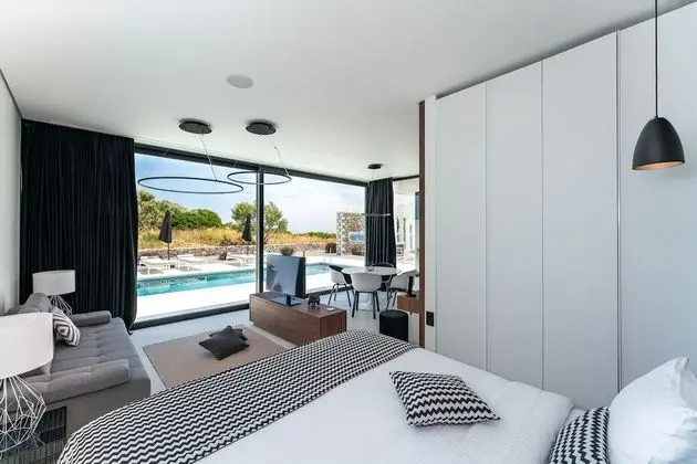Deluxe Villa, 1 Yatak Odası, Okyanus Manzaralı, Bahçeli