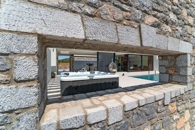 Deluxe Villa, 1 Yatak Odası, Okyanus Manzaralı, Bahçeli