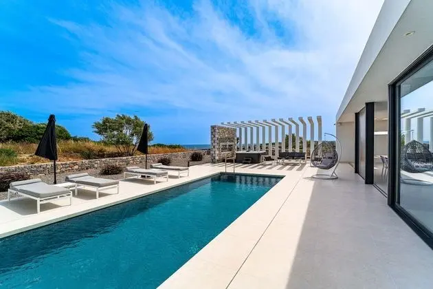 Deluxe Villa, 1 Yatak Odası, Okyanus Manzaralı, Bahçeli