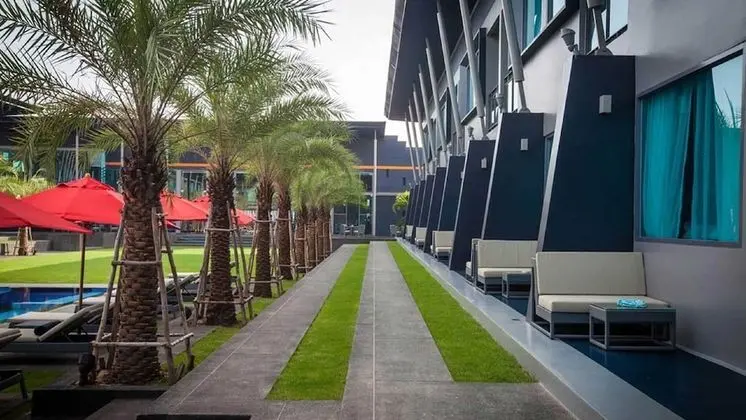 Deluxe İki Ayrı Yataklı Oda, 2 Tek Kişilik Yatak, Teras (Pool)
