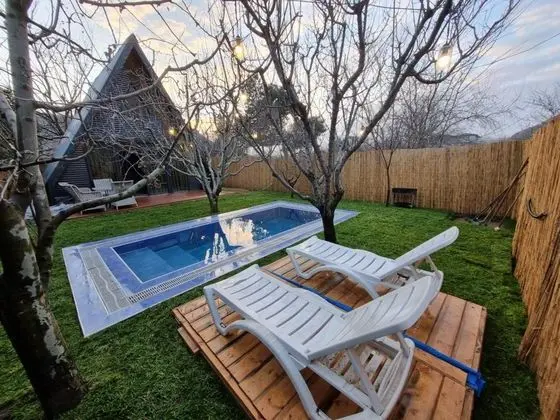 Bungalow, Bahçe Manzaralı, Özel Havuzlu ve Bahçeli