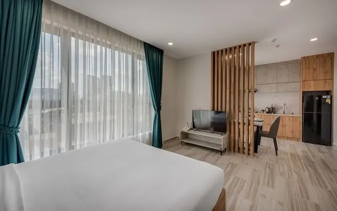 Studio Apartment with Balcony