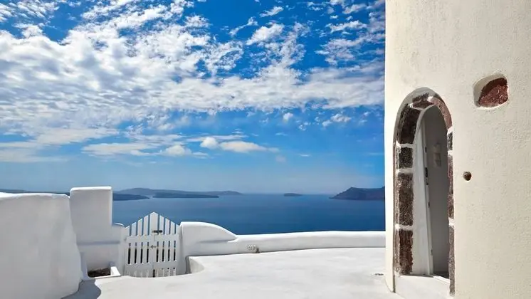 Amaya Windmill Maisonette Caldera View-Outdoor Hot Tub
