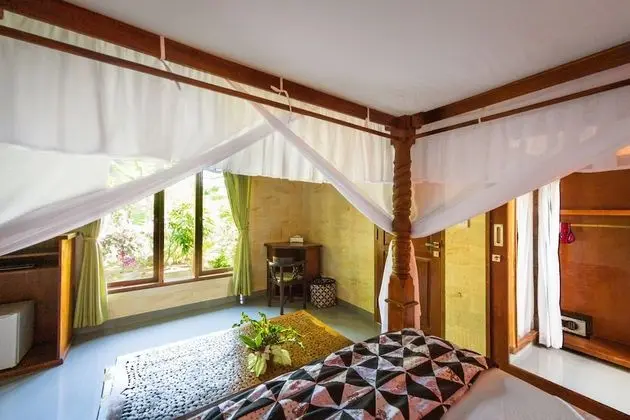 Deluxe Bungalov, 1 Çift Kişilik Yatak, Bahçe Manzaralı