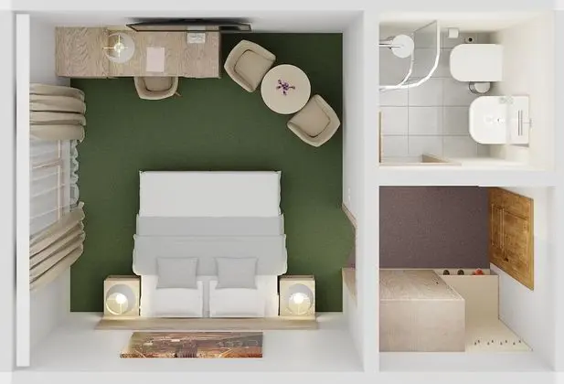 Standard Tek Büyük veya İki Ayrı Yataklı Oda