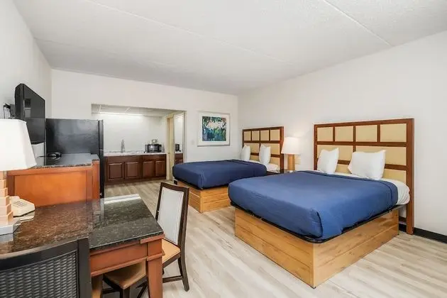 Kitchenette With Cook-Top, Double Room, 2 Queen Beds, Smoking, Kitchen
