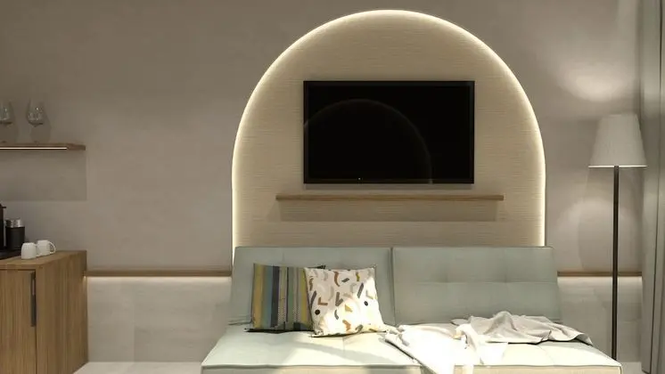 Deluxe Tek Büyük veya İki Ayrı Yataklı Oda, Kısmi Deniz Manzaralı