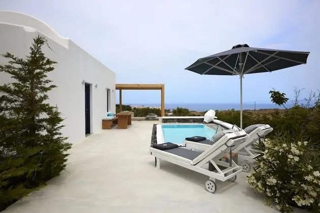 Villa, 1 Yatak Odası, Kişiye Özel Havuzlu, Deniz Manzaralı (Ammos)