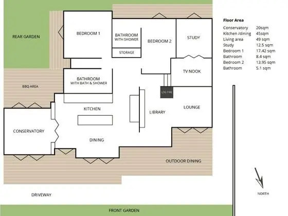 Villa, 2 Yatak Odası, 2 Banyolu (Amuri Villa 1)