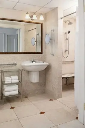 Oda, 2 Büyük (Queen) Boy Yatak, Engellilere Uygun, Sigara İçilmez (Roll-in Shower)