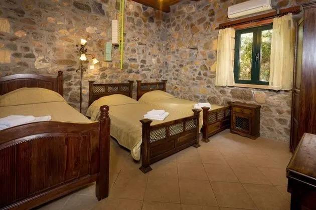 Family Villa, 4 Yatak Odası, Deniz Manzaralı (Kimothoe)