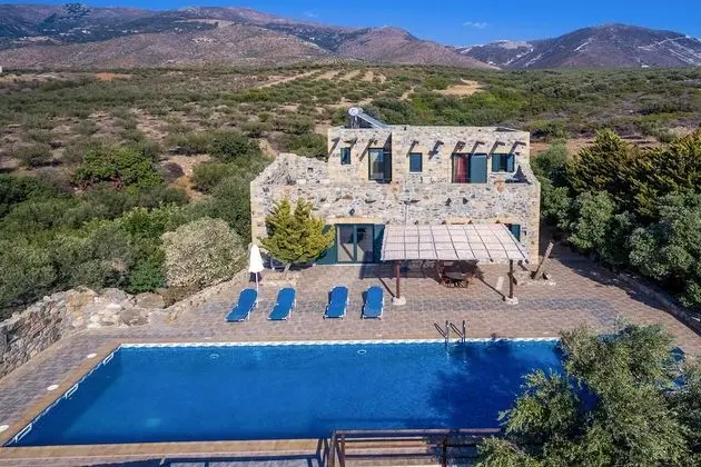 Family Villa, 4 Yatak Odası, Deniz Manzaralı (Kimothoe)