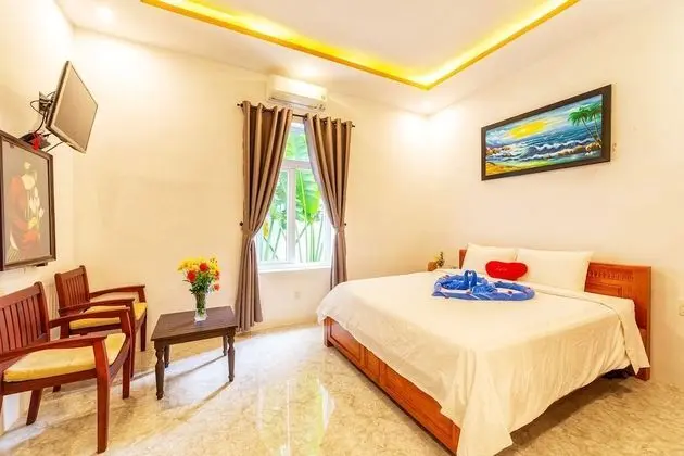 Deluxe Tek Büyük Yataklı Oda, 2 Çift Kişilik Yatak, Bahçe Manzaralı