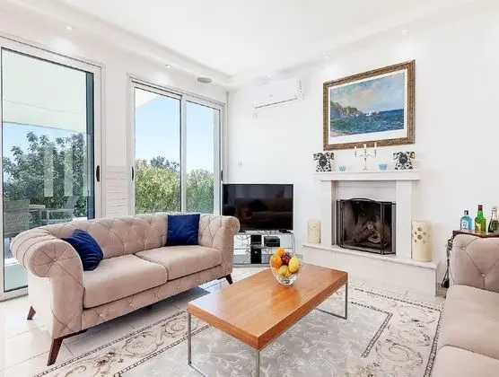 Villa, 3 Yatak Odası, Şömine