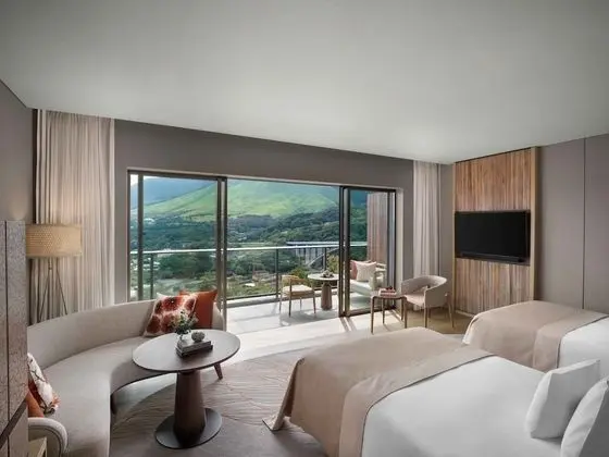 Classic Oda, 2 Çift Kişilik Yatak, Şehir Manzaralı (Beppu City View)
