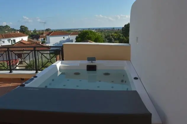 Honeymoon Stüdyo Süit, Kısmi Deniz Manzaralı (Private Spa Tub)