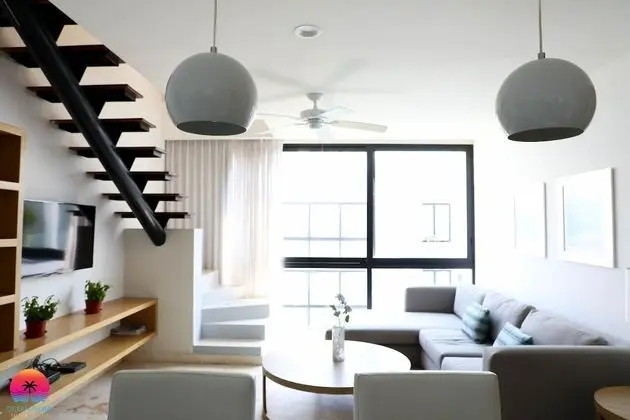 Deluxe Çatı Katı Süiti (Penthouse), 2 Yatak Odası, Bahçeli