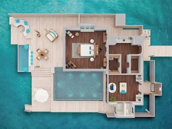 Villa, Kişiye Özel Havuzlu, Deniz Üstü (Sunset)