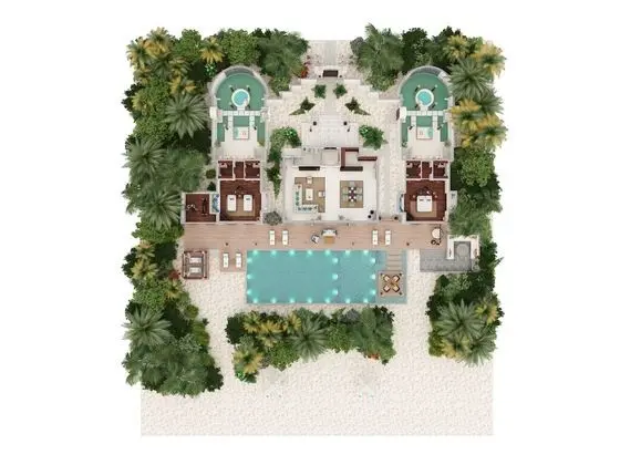Two Bedroom Beach Pool Residence