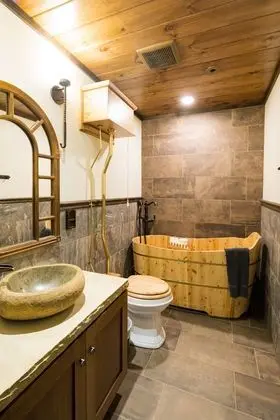 Luxury Bungalov, 2 Yatak Odası, Şömine, Dağ Manzaralı