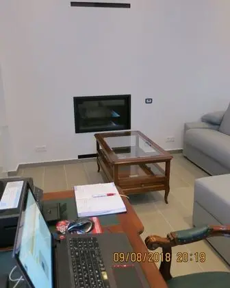 Oda, 1 Yatak Odası, Şömine
