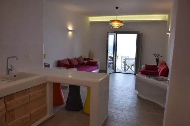 Deluxe Villa, 2 Yatak Odası, Mutfak, Okyanusa Sıfır (Daphne)