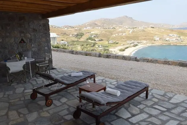 Deluxe Villa, 2 Yatak Odası, Mutfak, Okyanusa Sıfır (Daphne)