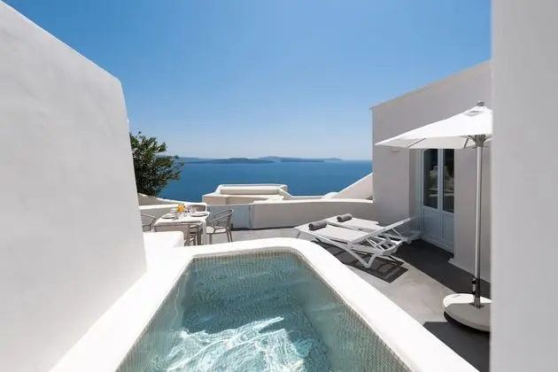 Villa, Sıcak Su Küveti (caldera view)