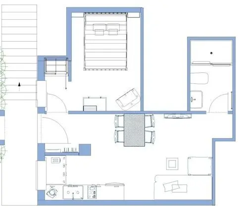 Deluxe Süit, 1 Büyük (Queen) Boy Yatak ve Çekyat, Balkon/Veranda, Bahçe Manzaralı