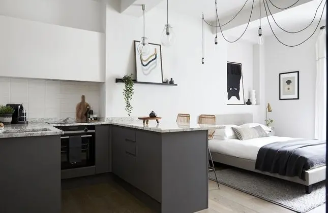 City Stüdyo, 1 Büyük (Queen) Boy Yatak, Sigara İçilmez, Şehir Manzaralı