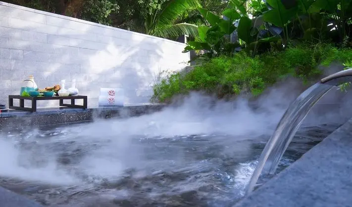 Panoramic İki Ayrı Yataklı Oda, 2 Çift Kişilik Yatak (Volcanic Therapeutic Pool)