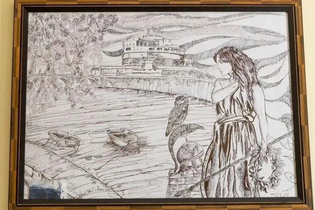 Tek Büyük Yataklı Oda (extra bed - external private bathroom)