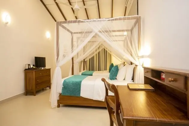 Standard İki Ayrı Yataklı Oda, Birden Çok Yatak, Teras, Bahçe Manzaralı