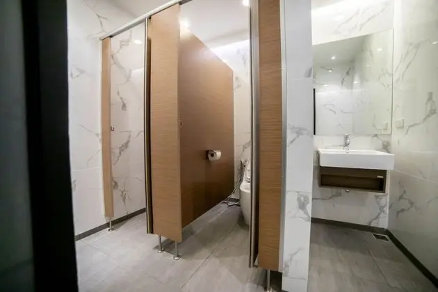 Six Bunk Beds with Bathroom