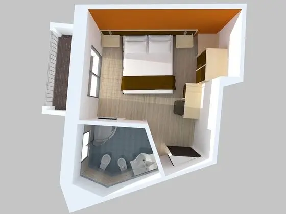 Standard Tek Büyük Yataklı Oda