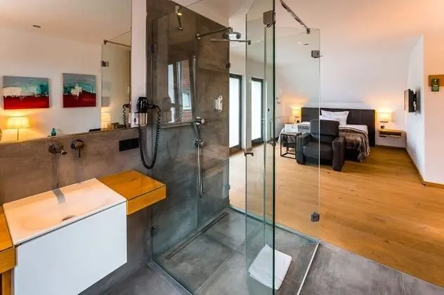 Design Tek Büyük Yataklı Oda, Balkon, Vadi Manzaralı (im Stammhaus)