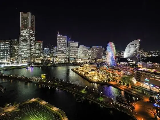 İki Ayrı Yataklı Oda, Sigara İçilmez, Liman Manzaralı (UpperFloor,Minato-Mirai Side)