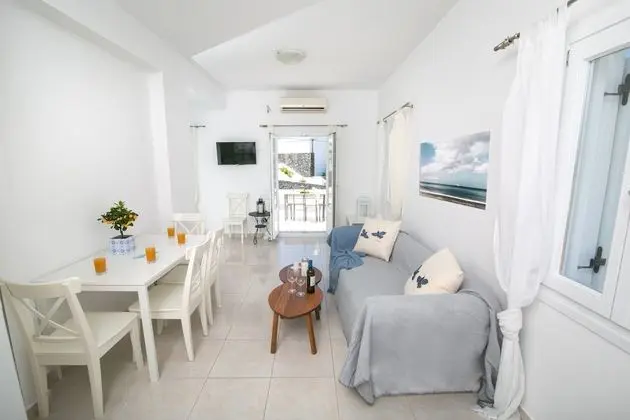 Grand Süit, Sıcak Su Küveti, Deniz Manzaralı (Ammoudi)