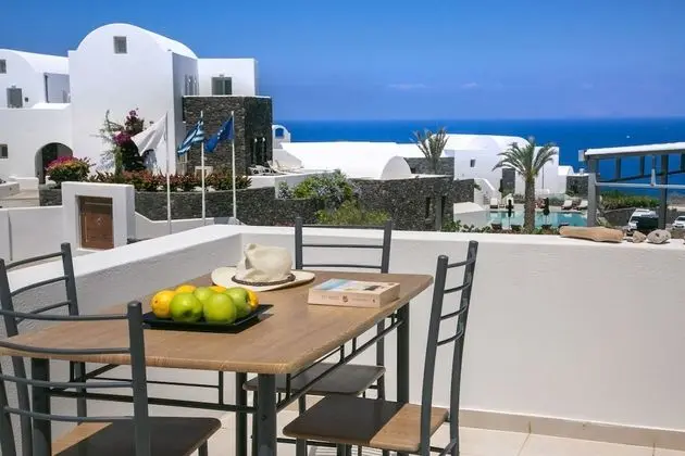 Grand Süit, Sıcak Su Küveti, Deniz Manzaralı (Ammoudi)