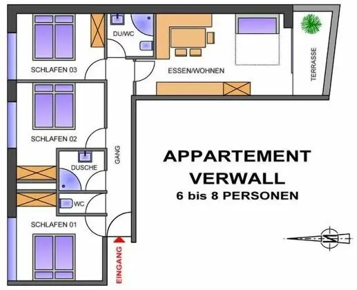 Apart Daire, 3 Yatak Odası (Verwall)