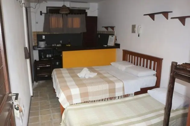 Quarto com cama de Casal ou 2 de solteiro