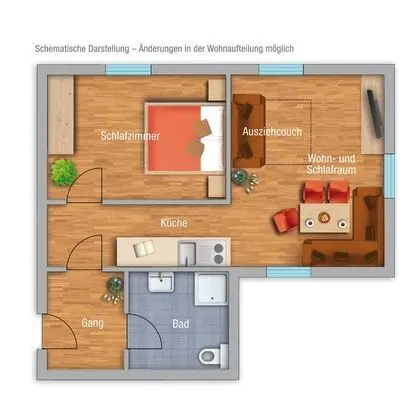 Standard Apart Daire, 1 Yatak Odası