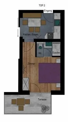 Apart Daire, 1 Yatak Odası