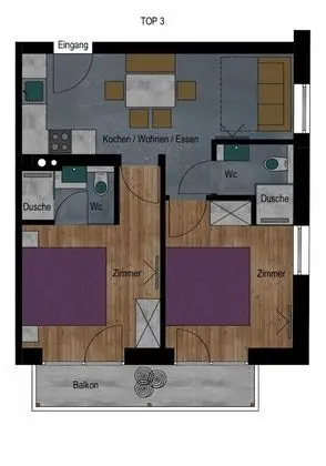 Apart Daire, 2 Yatak Odası