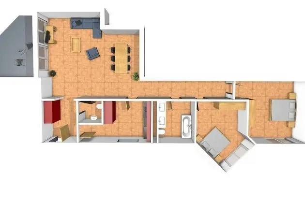 Apart Daire, 2 Yatak Odası