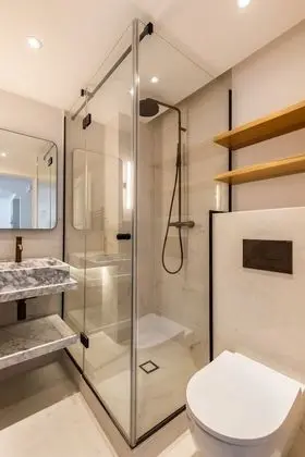 Deluxe Apart Daire, 1 Büyük (Queen) Boy Yatak ve Çekyat, Balkon, Şehir Manzaralı