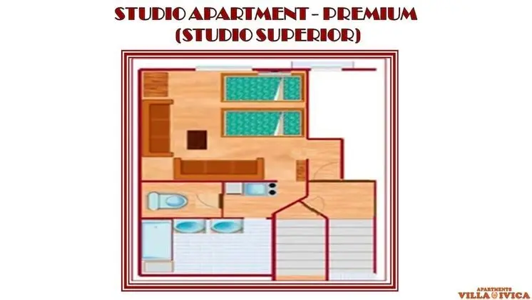 Comfort Stüdyo, 1 Yatak Odası, Küçük Mutfak, Şehir Manzaralı