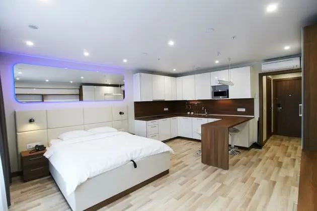 Comfort Stüdyo, 1 Büyük (Queen) Boy Yatak, Mutfak, Şehir Manzaralı