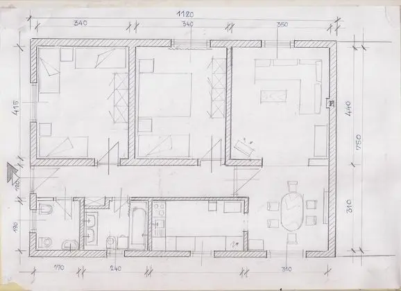 Apart Daire, 2 Yatak Odası, Sigara İçilebilir, Teras