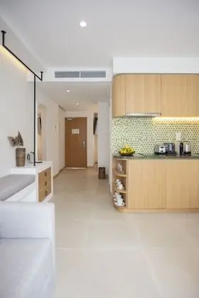 Deluxe Apart Daire, 1 Yatak Odası, Teras, Bahçe Manzaralı